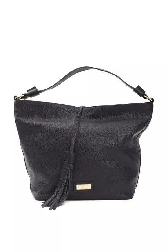Pompei Donatella Pompei Donatella Gray Leather Women Shoulder Bag
