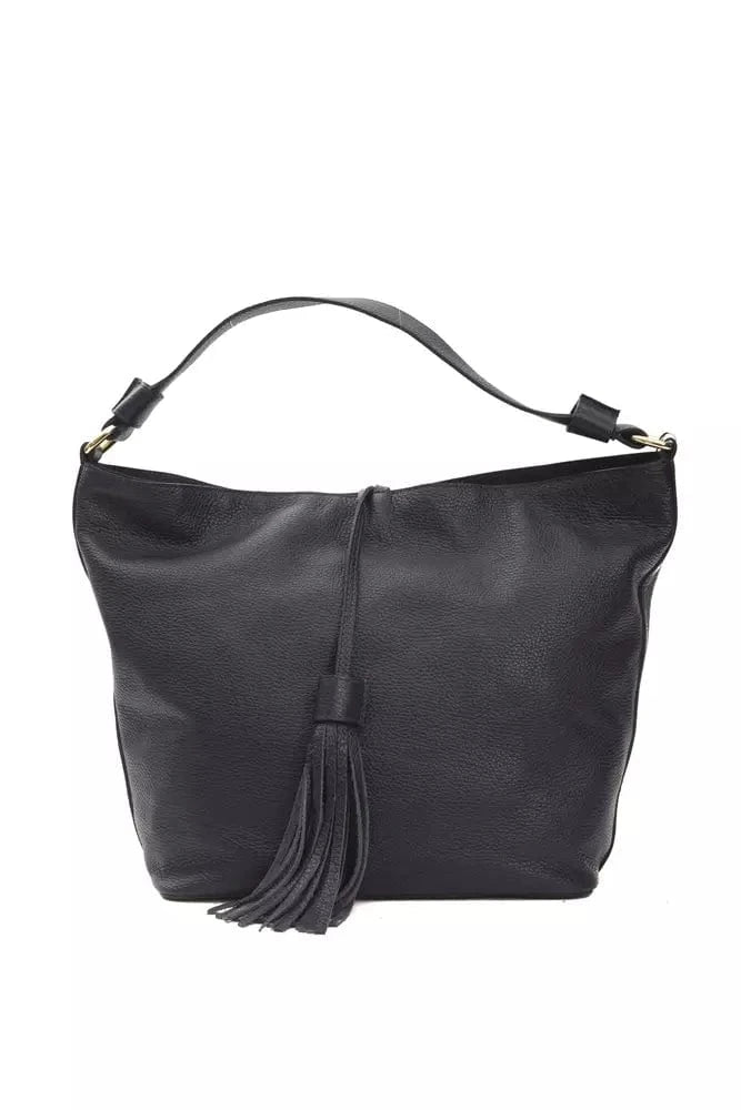 Pompei Donatella Pompei Donatella Gray Leather Women Shoulder Bag