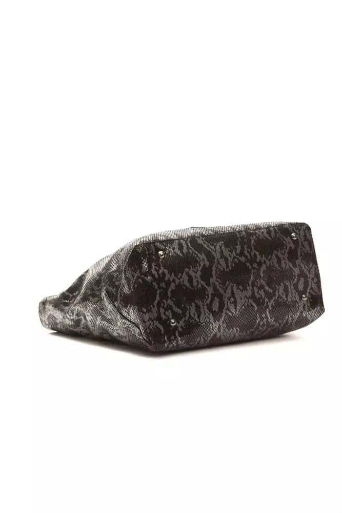 Pompei Donatella Pompei Donatella Gray Leather Women Shoulder Bag