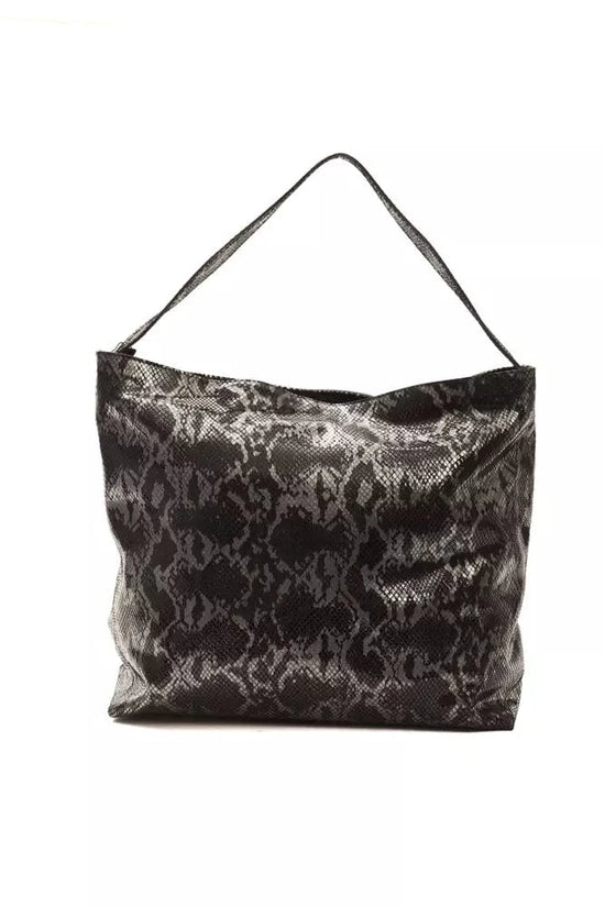 Pompei Donatella Pompei Donatella Gray Leather Women Shoulder Bag