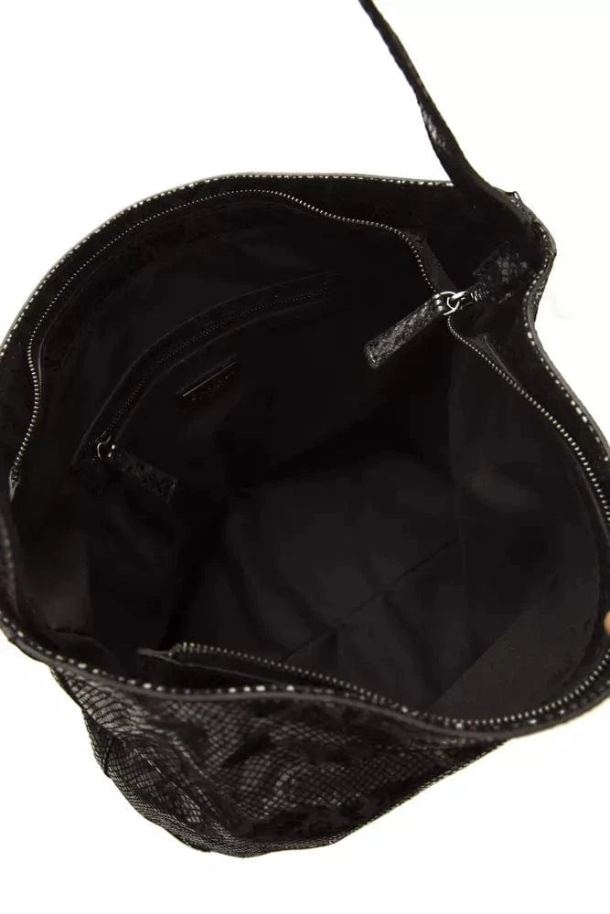 Pompei Donatella Pompei Donatella Gray Leather Women Shoulder Bag