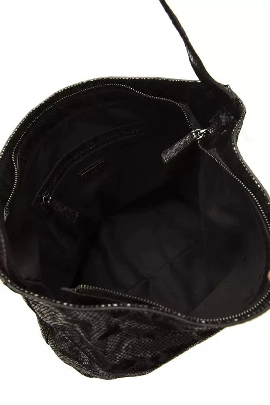 Pompei Donatella Pompei Donatella Gray Leather Women Shoulder Bag