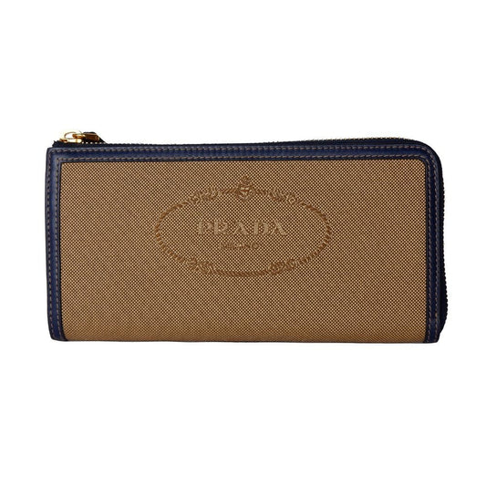Prada Prada Brown Canvas Women Wallet