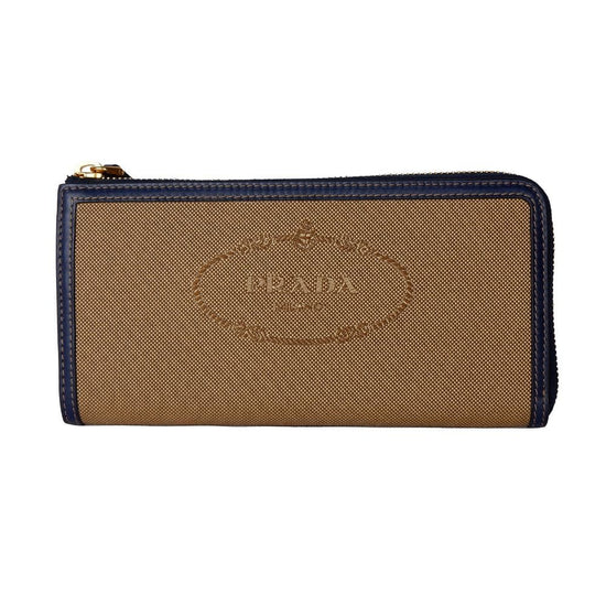 Prada Prada Brown Canvas Women Wallet