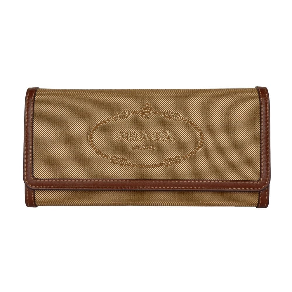 Prada Prada Brown Leather Women Wallet