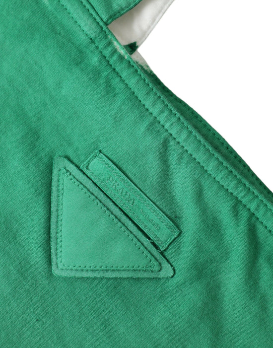 Prada Prada Elegant Green Fabric Tote Bag