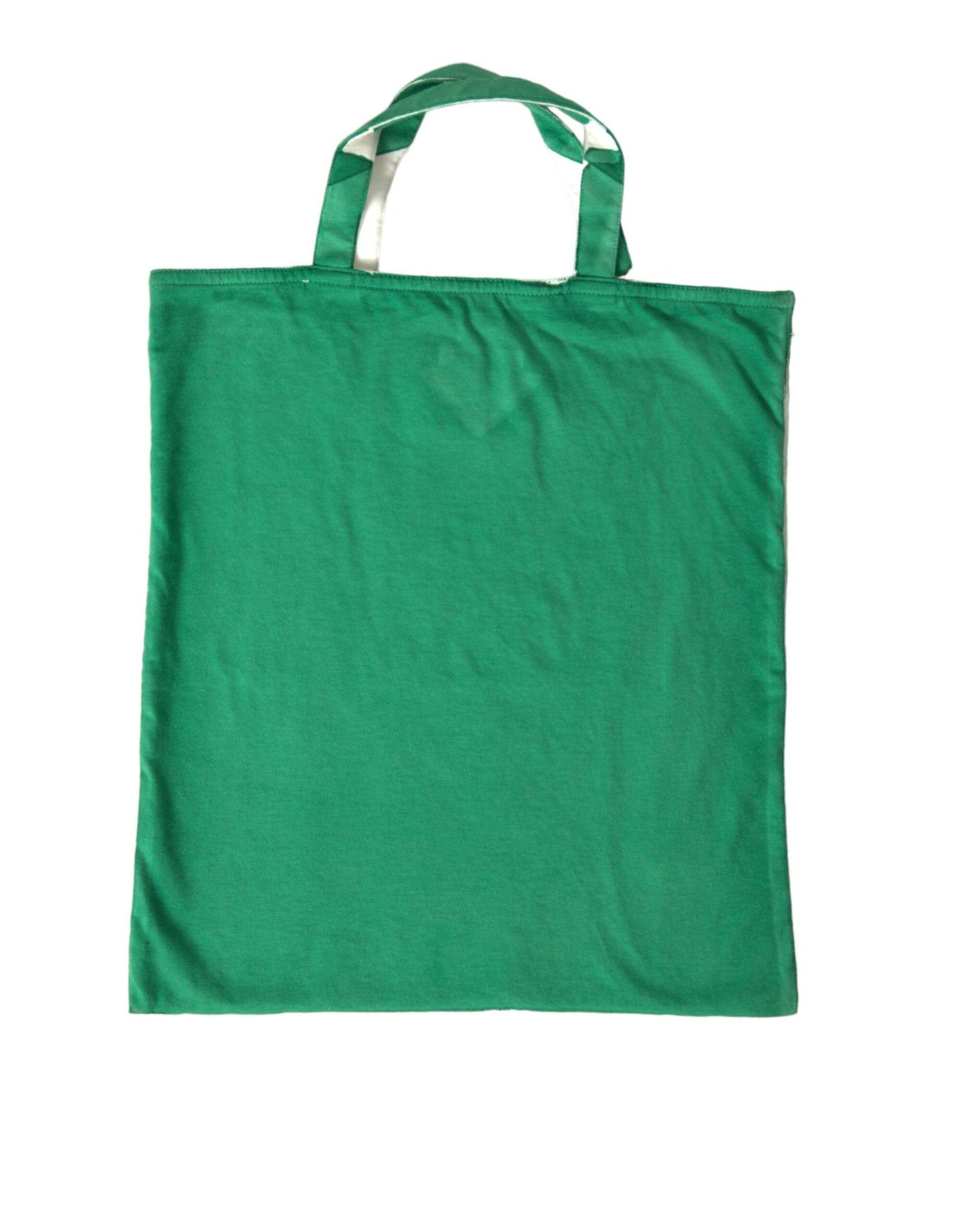Prada Prada Elegant Green Fabric Tote Bag