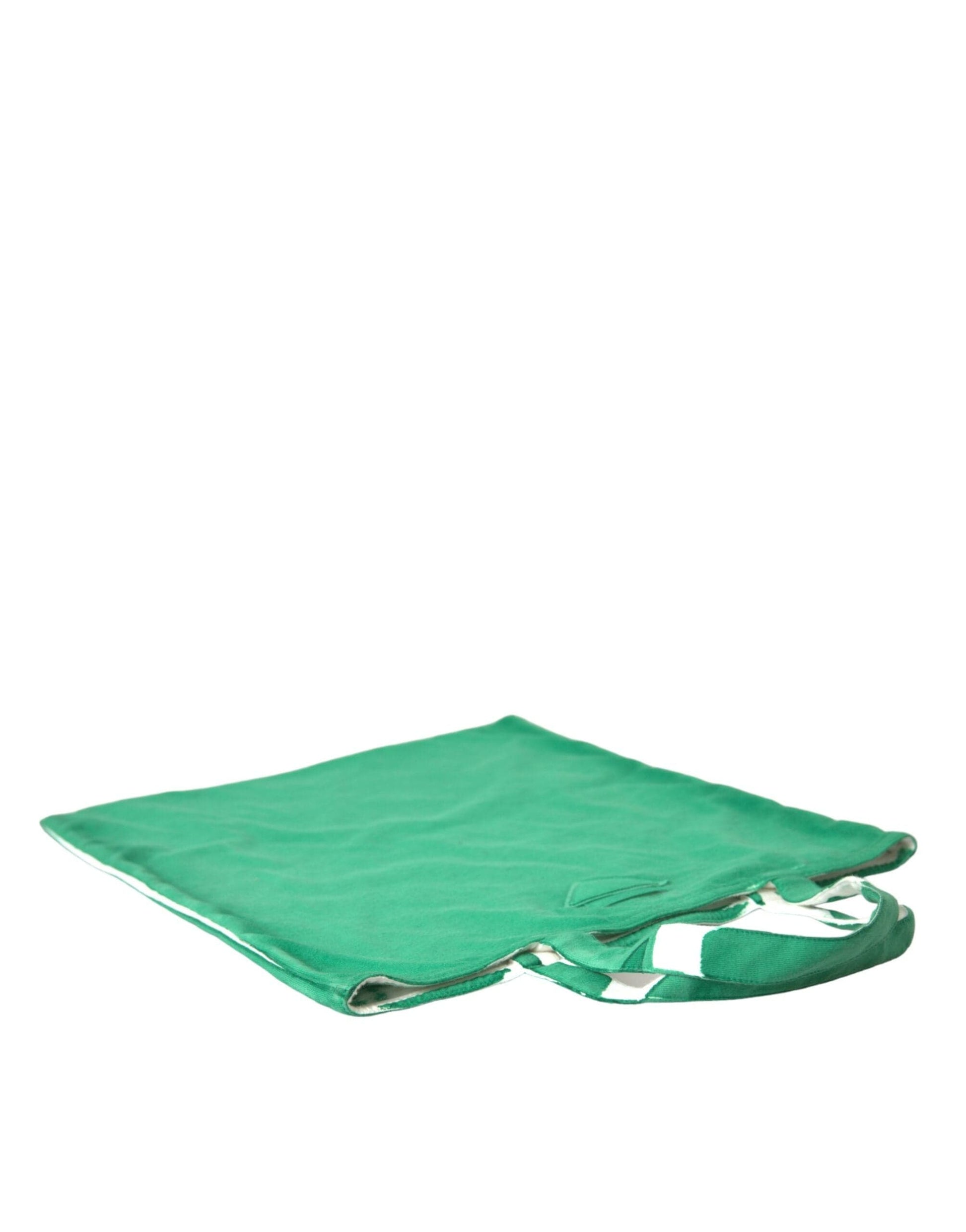 Prada Prada Elegant Green Fabric Tote Bag