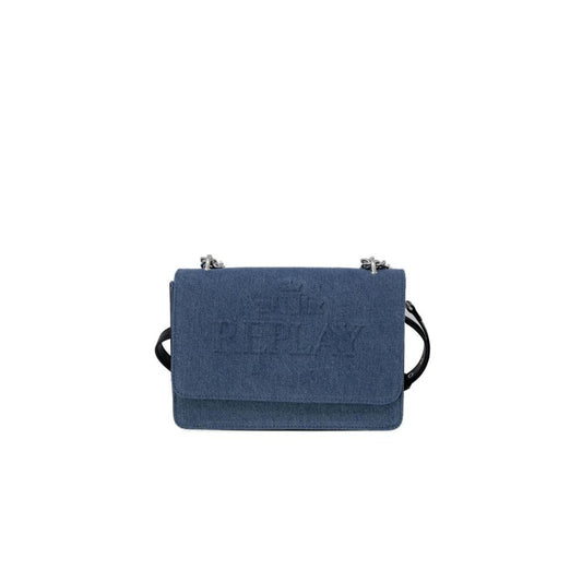 Replay Replay Blue Polyester Shoulder Bag