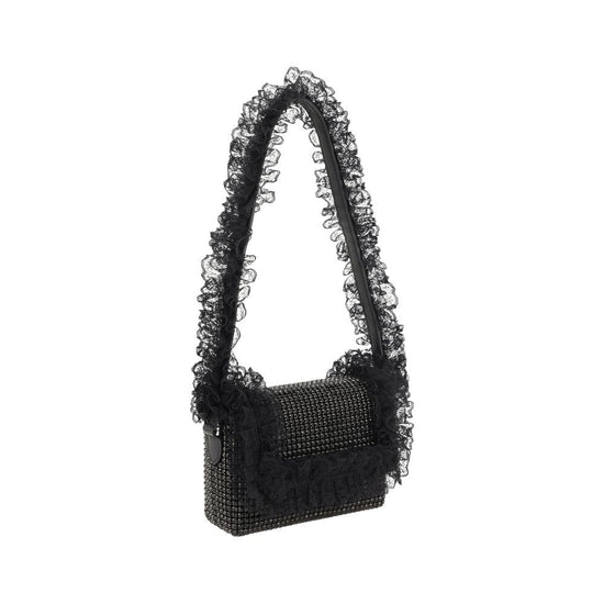 Self-Portrait Self-Portrait Crystal Lace Shoulder Bag