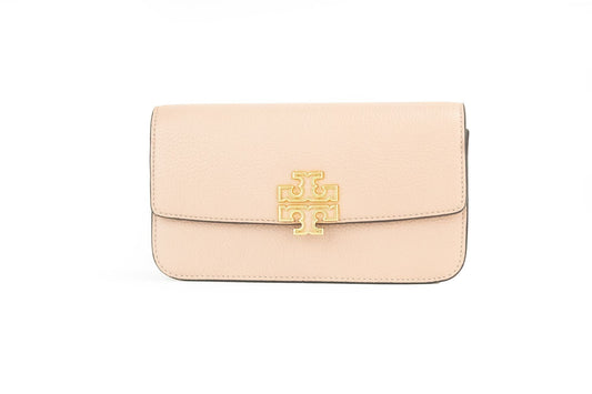 Tory Burch Tory Burch Britten Small Meadowsweet Leather Chain Wallet Crossbody Bag