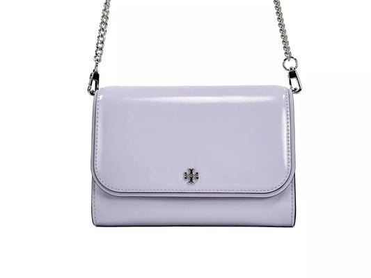 Tory Burch Tory Burch Patent Emerson Patent Chain Wallet Crossbody Bag