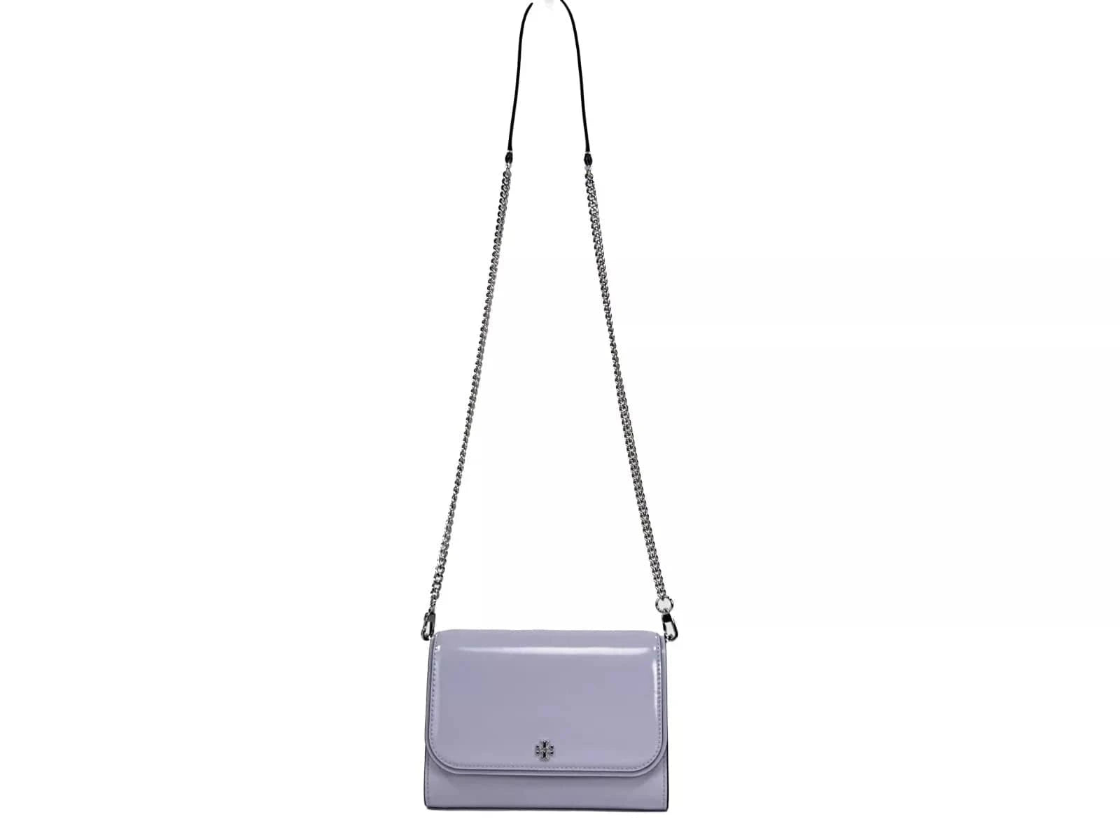 Tory Burch Tory Burch Patent Emerson Patent Chain Wallet Crossbody Bag