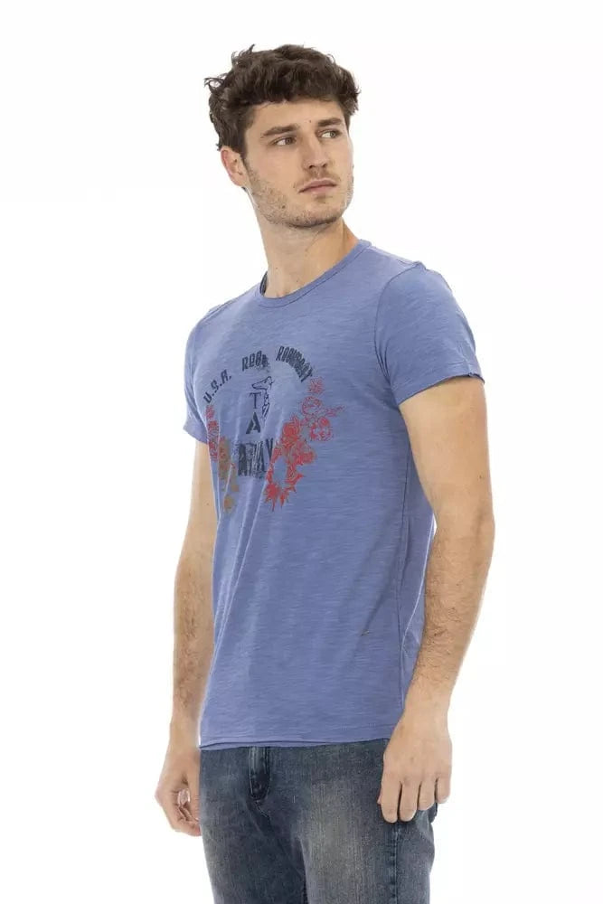 Trussardi Action Trussardi Action Blue Cotton Men T-Shirt