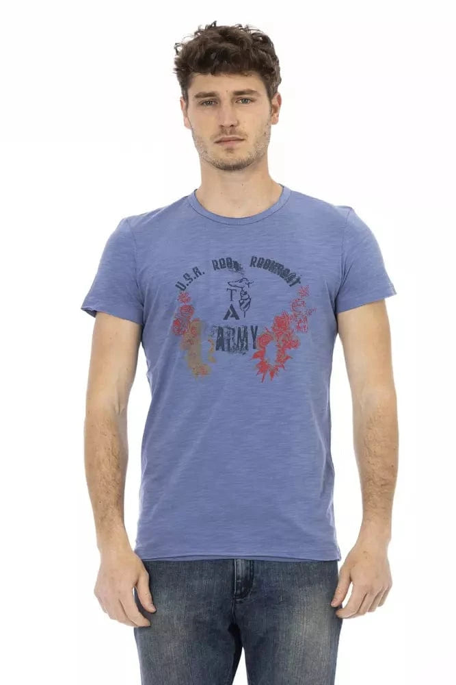 Trussardi Action Trussardi Action Blue Cotton Men T-Shirt