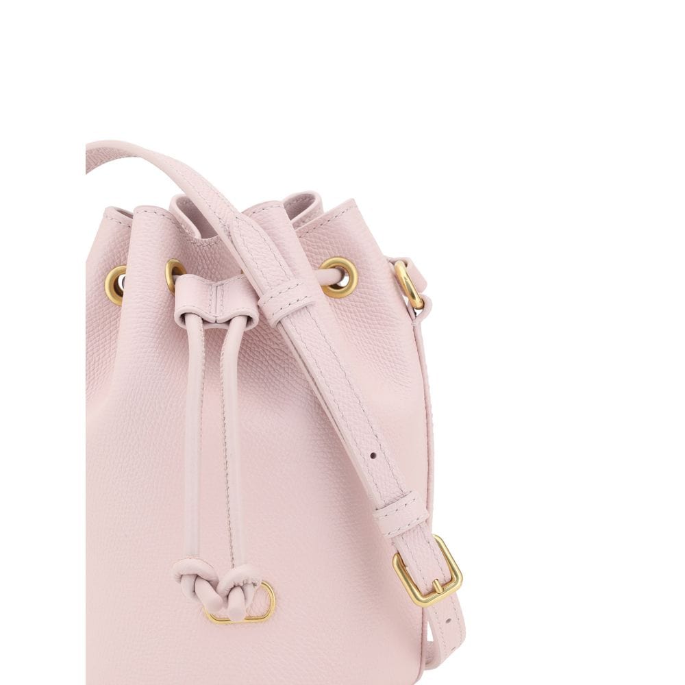 Valentino Garavani Valentino Garavani Mini Vlogo Drawstring Bucket Bag