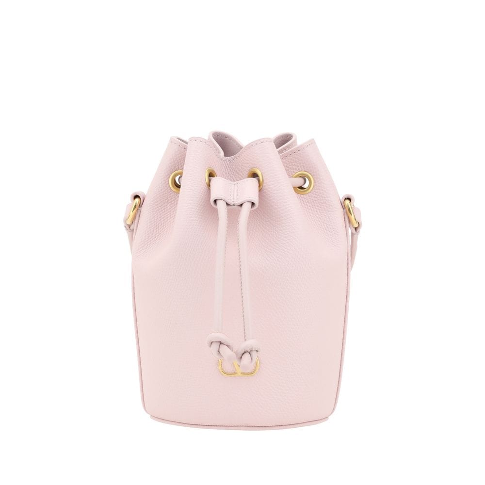 Valentino Garavani Valentino Garavani Mini Vlogo Drawstring Bucket Bag
